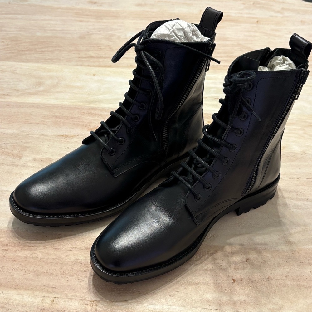 THE KOOPLES Vestiaire Carry-over Leather Boots Sz US 10 / FR 44